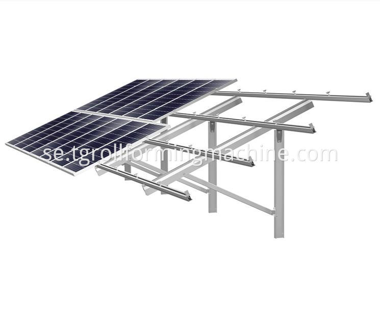 Solar Panel Mounting Bracket Roll Forming Machine